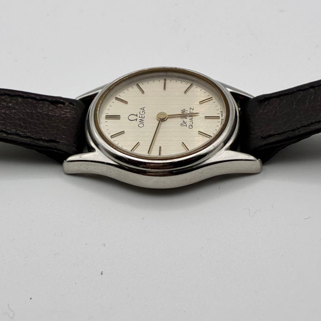 OMEGA オメガ　腕時計　デビル　稼動品　プッシュ式　黒　シルバー　1365