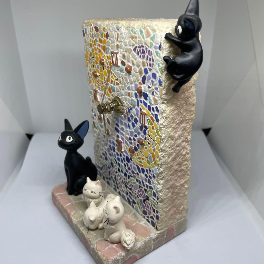 【廃盤】魔女の宅急便 ジジ モザイクアート ジオラマ置時計 ベネリック製 ジブリ