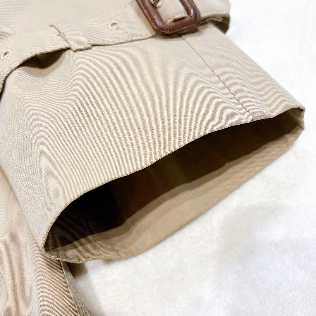 極美品✨　アクアスキュータム　トレンチコート ベージュ　メンズ　ロング　38