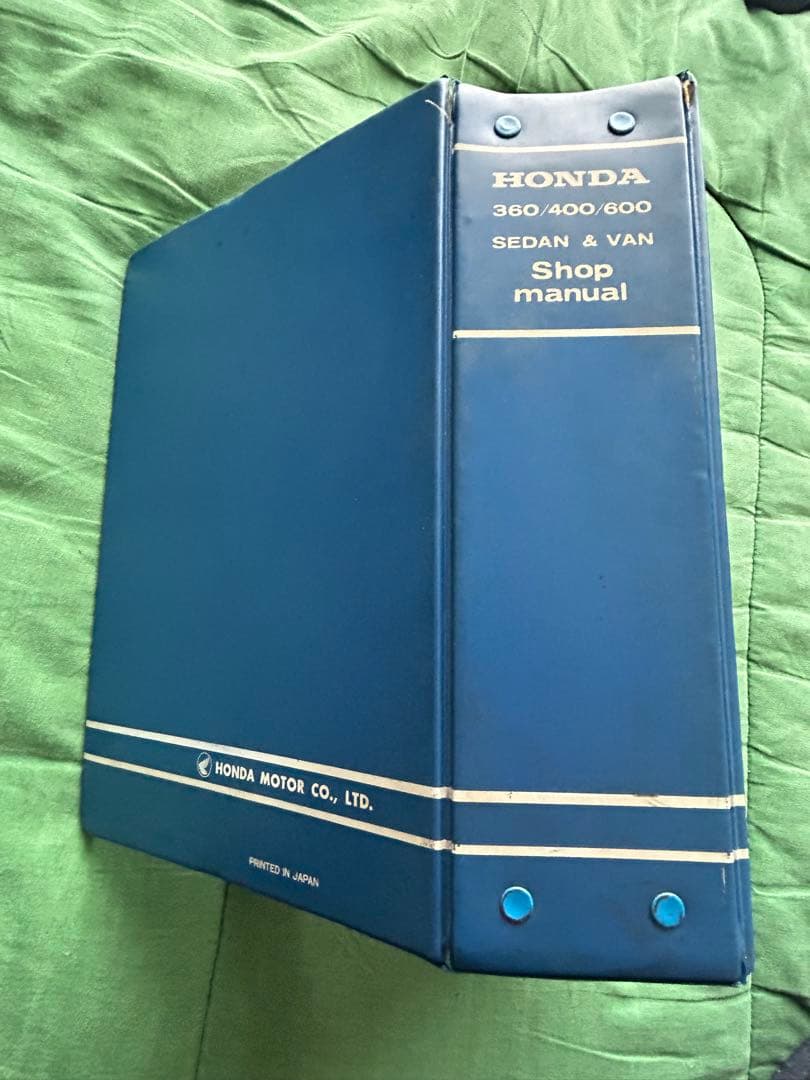 海外用 HONDA 360/400/600 Shop Manual