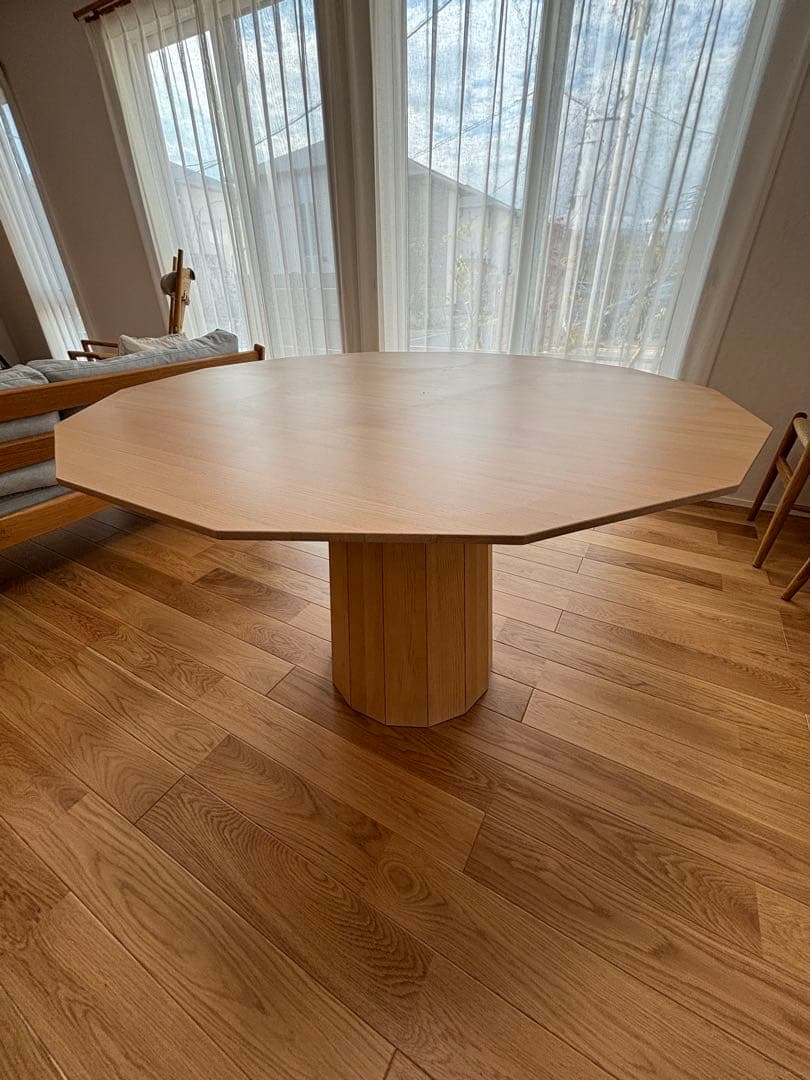 展示品（日焼あり）カリモク　ニュースタンダード　ダイニングテーブル　カラーウッド