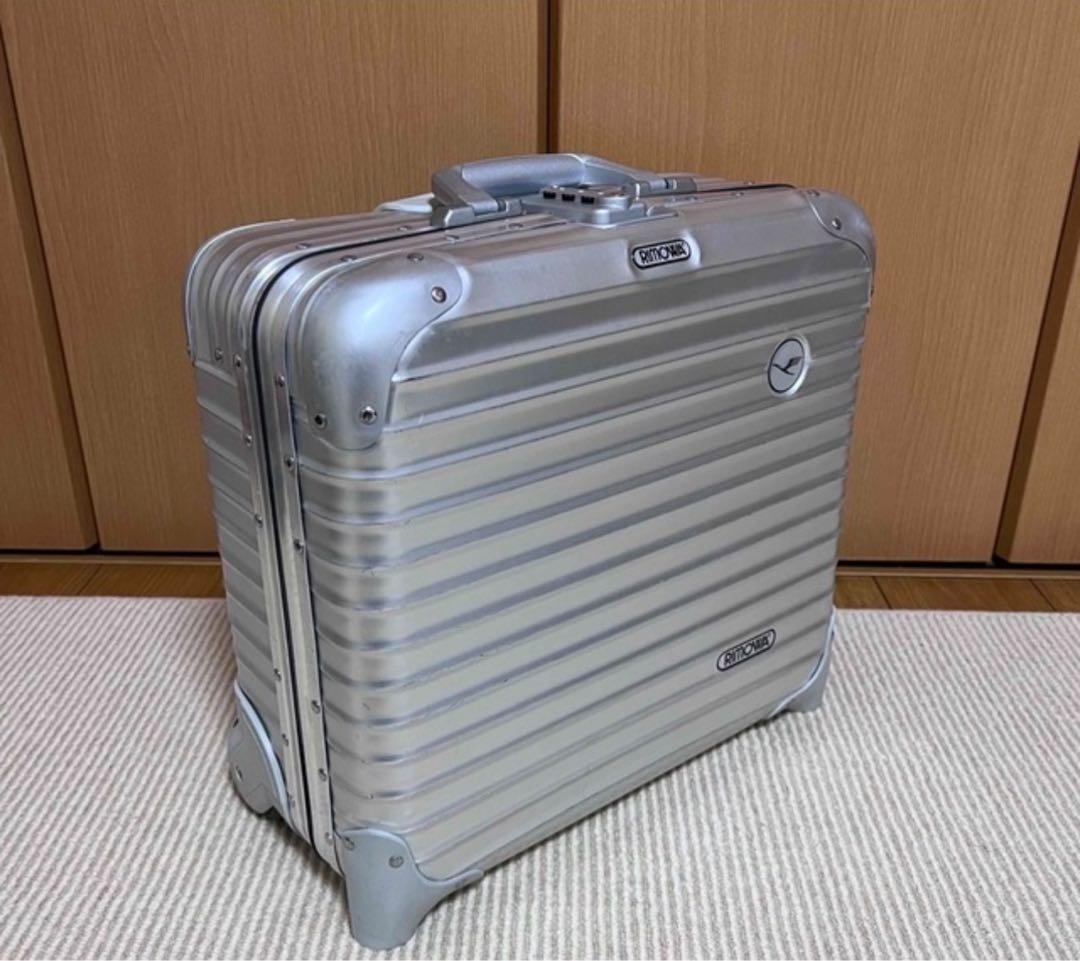 廃版希少☆人気☆黒ロゴ☆リモワ ルフトハンザ ビジネストロリー 28L 2輪