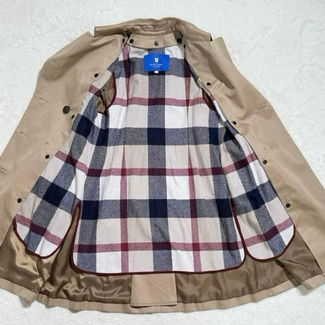 美品　ブルーレーベルクレストブリッジ たトレンチコート　ライナー付き 38