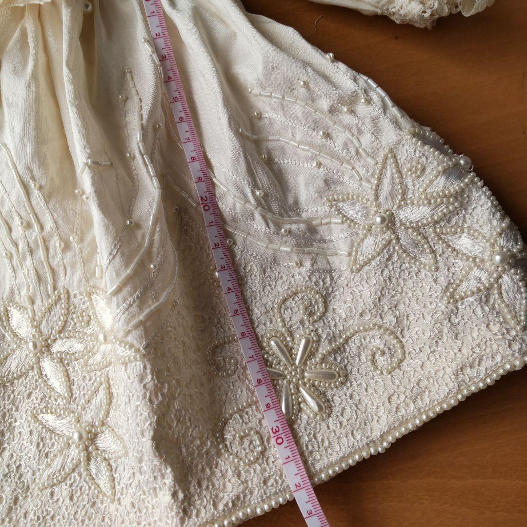 ヴィンテージのドレスをリメイクしたドールドレス♡