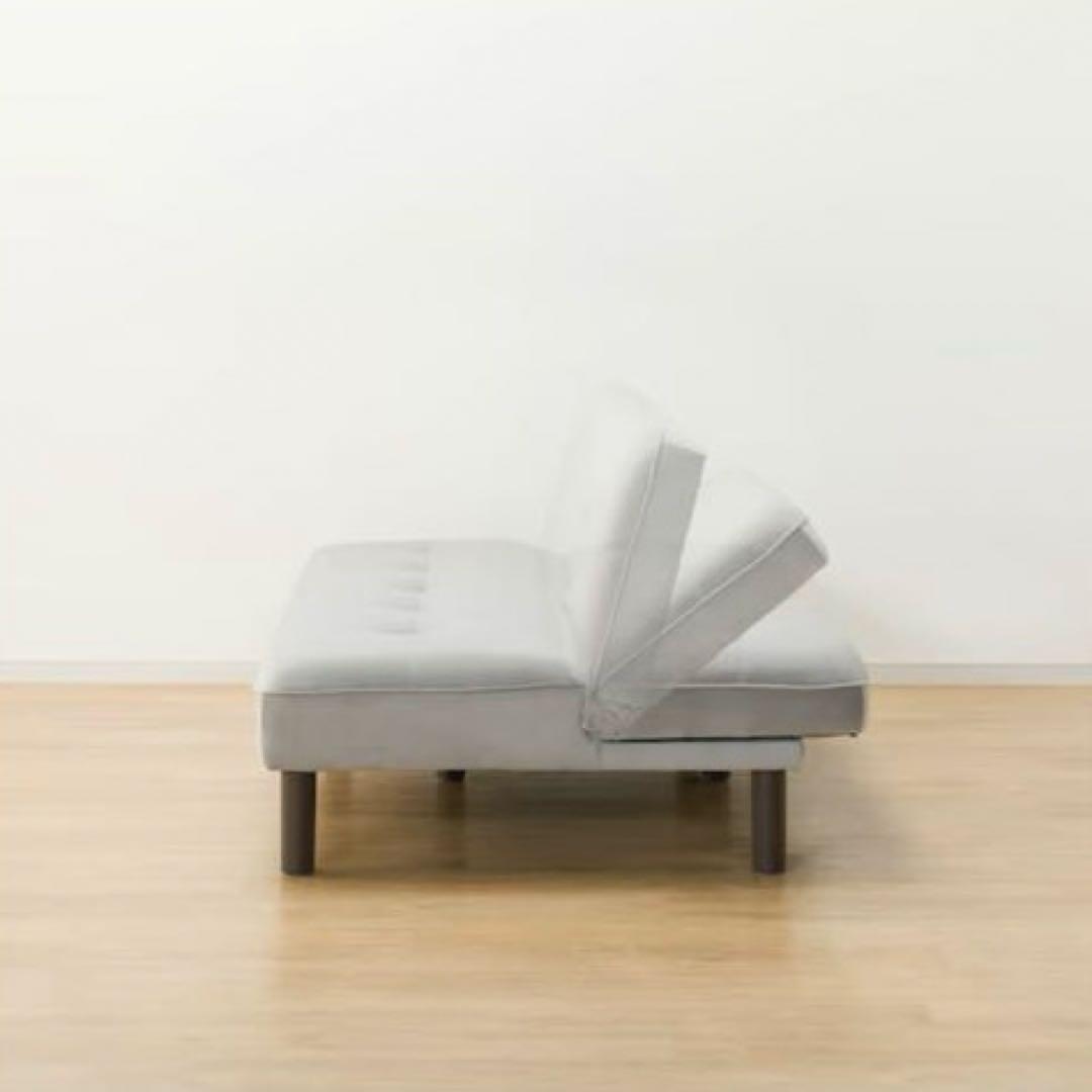 【2025年5月購入】ニトリ　ソファベッド　グレー　11月中旬に発送