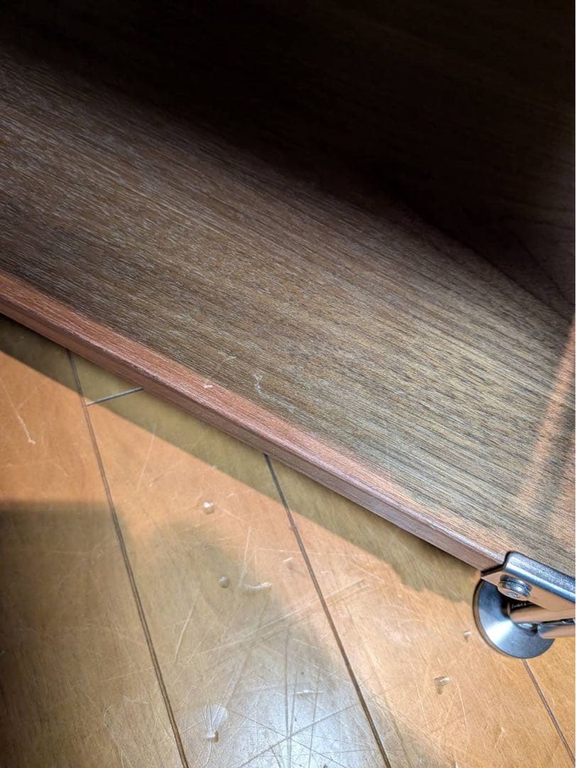 ■送料込■無印 ステンレスユニットシェルフ ウォールナット棚 収納 台