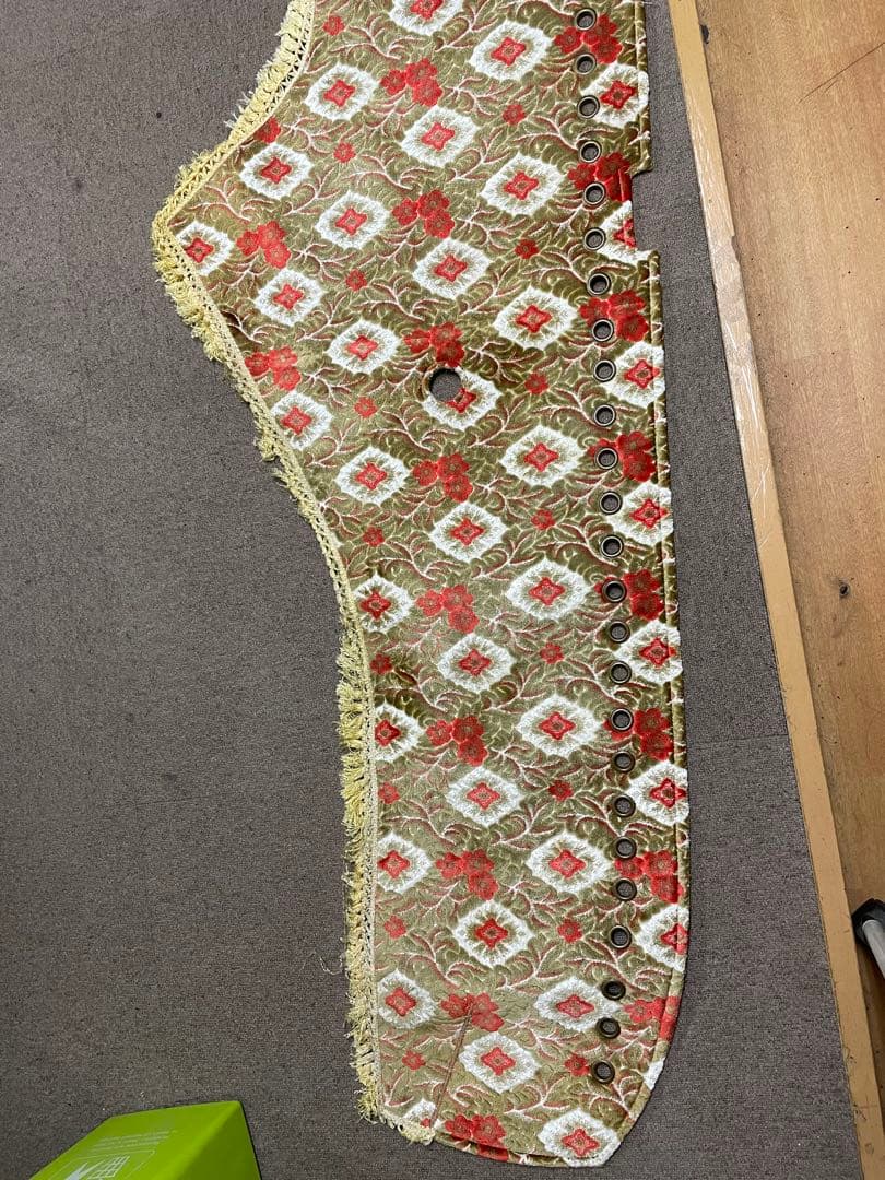 17クオン用ダッシュマット 金華山大花束オレンジ