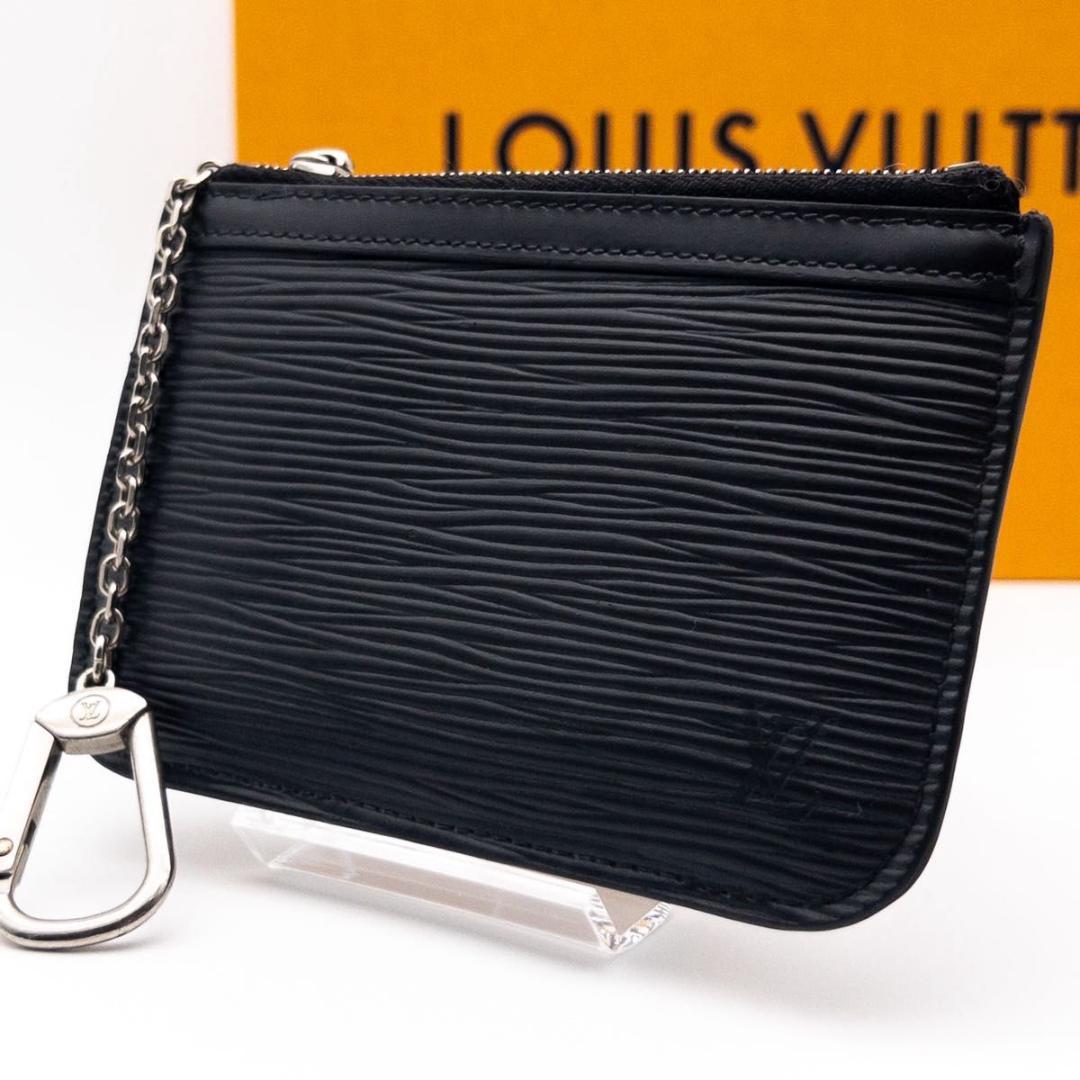 【極美品】ルイヴィトン　ポシェットクレNM エピ　ケース　小銭入れ　黒