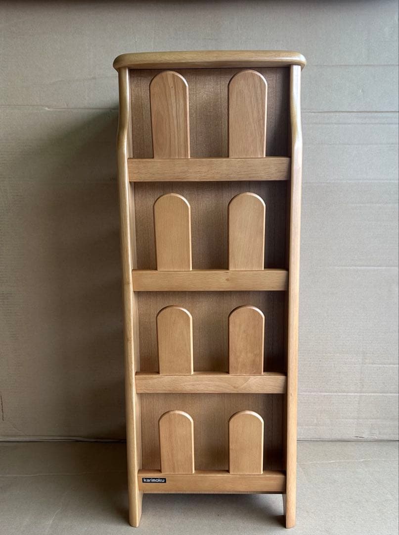 新品 カリモク スリッパラック AS3723NN 10足入れ 天板無垢 天板ムク