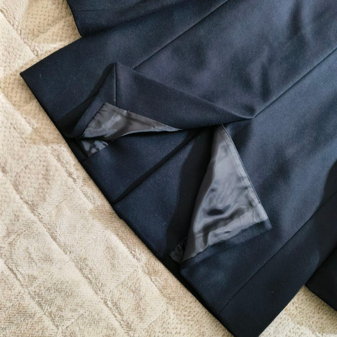 セオリー BELVIN スタンドカラーコート カシミヤ混 ロング XS