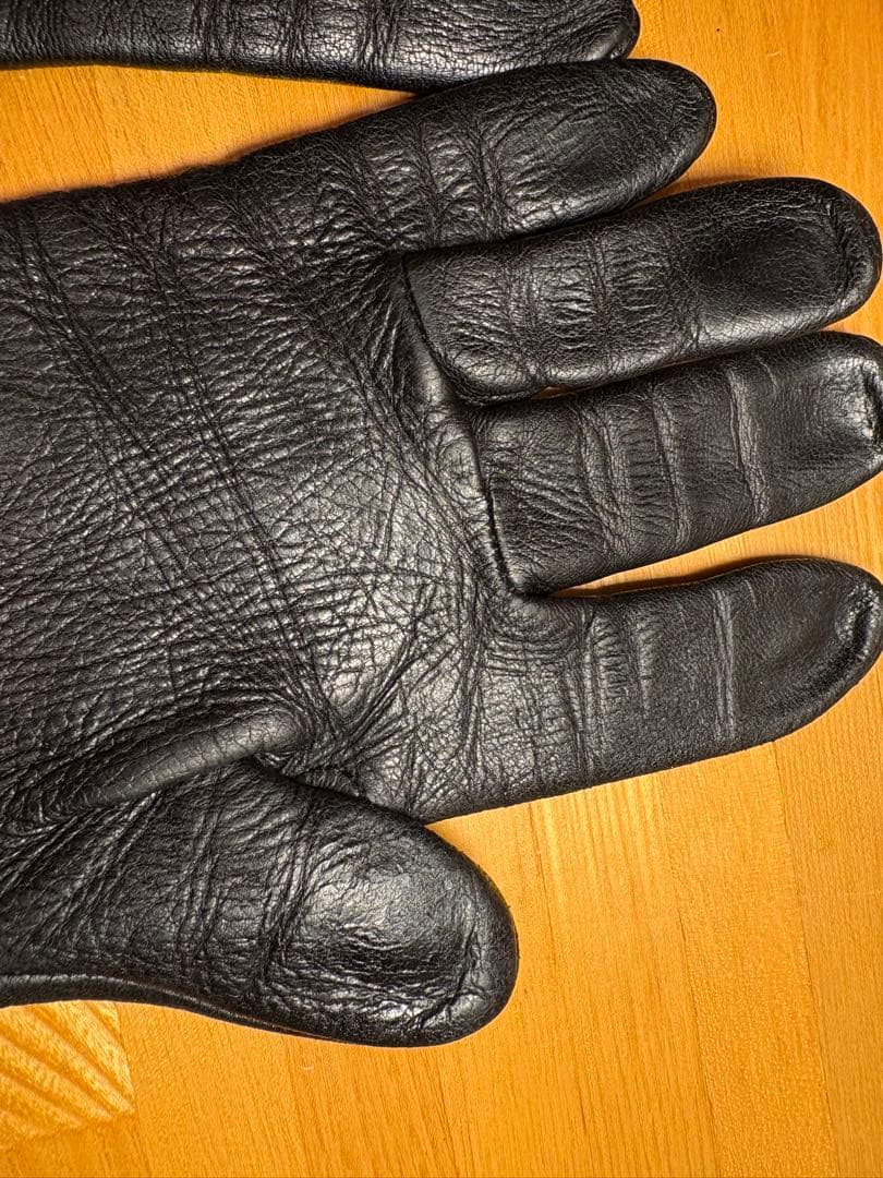 CHROMEHEARTS クロムハーツ 3セメタリークロスパッチ レザーグローブ