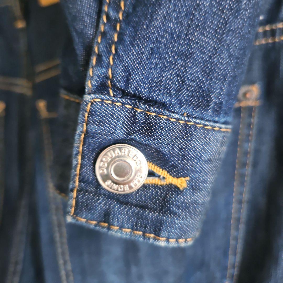 美品⭐ディースクエアード デニムオールインワン36ツナギジャンプスーツジーンズ