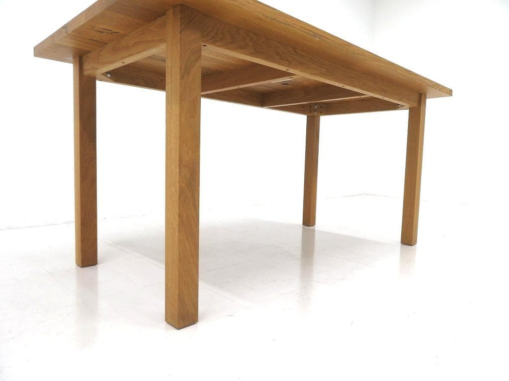 展示品　無印　オーク材　リアルファニチャー　ダイニングテーブル　デスク　机