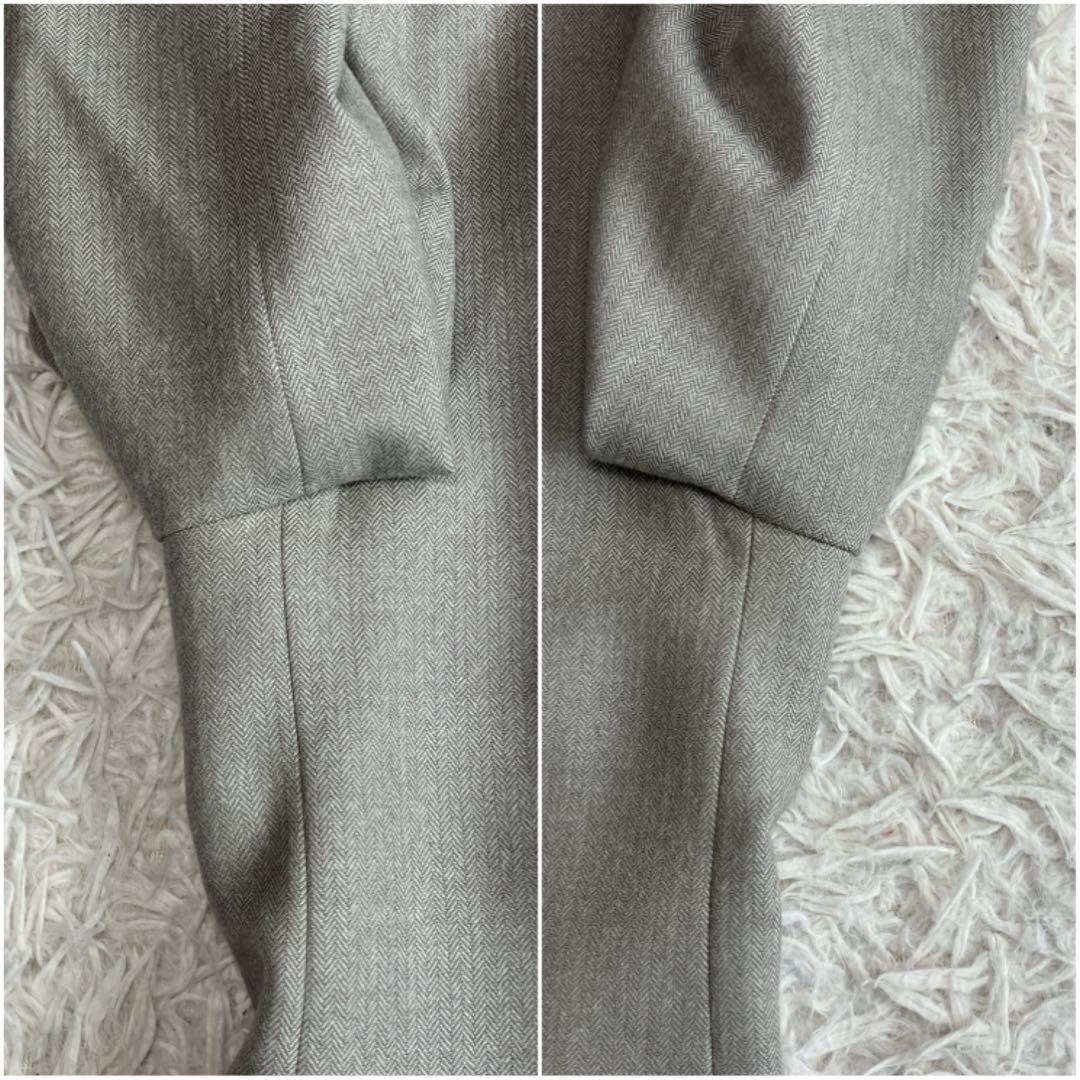 極美品 ORIHICA レディーススーツ 3点セット ライトグレー