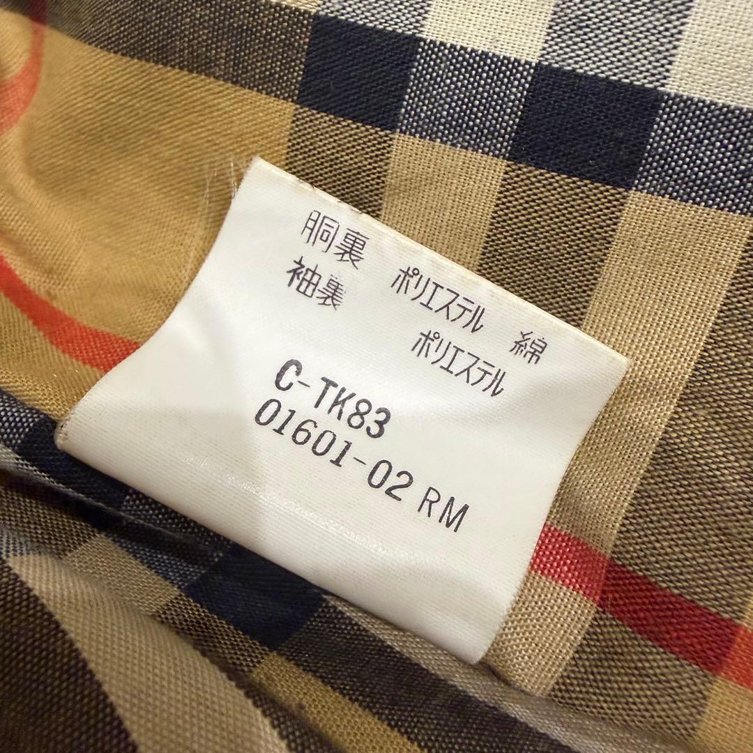 バーバリーズ ステンカラーコート　ノバチェック　ベージュ　ベルト付き