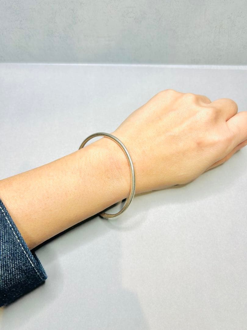 新品未使用　カレンシルバー　バングル　1018