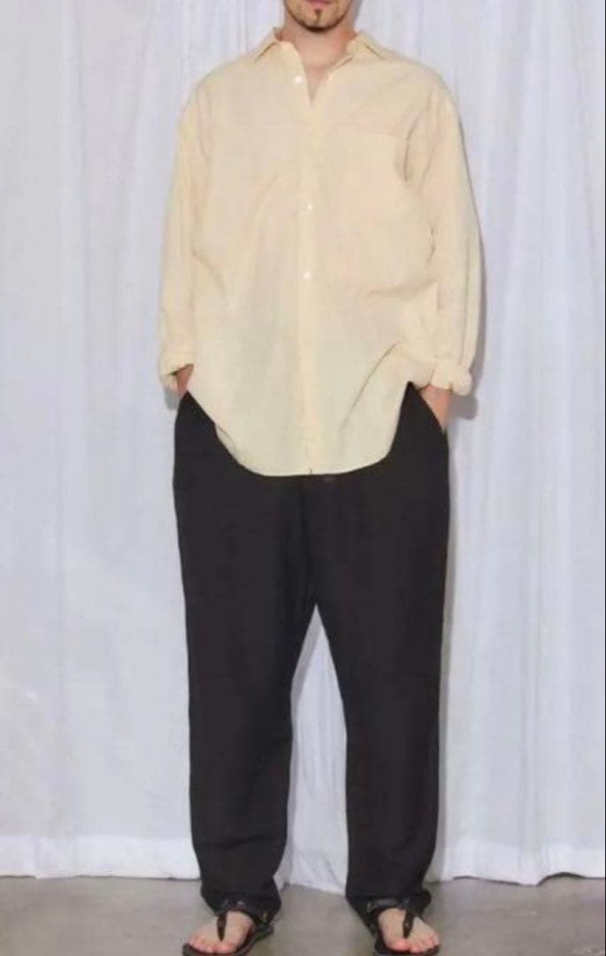 comoliコモリシャツ 19ss エクリュ