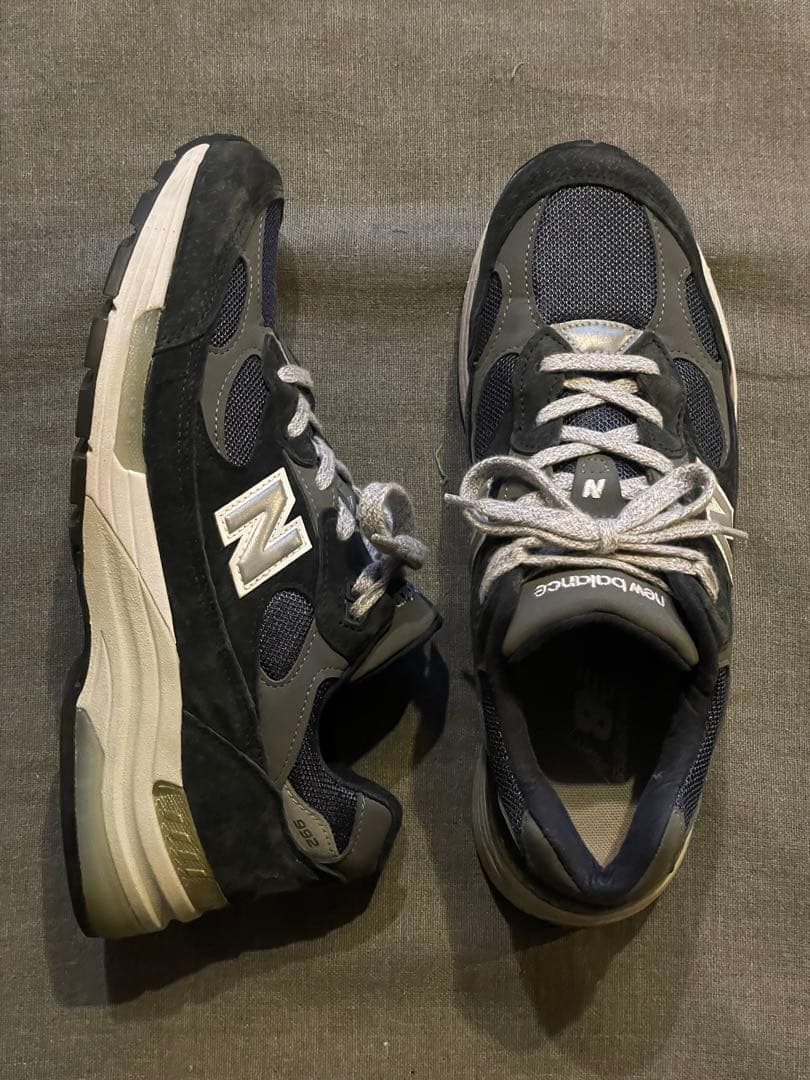 New Balance 992 NAVY US 9 / 27cm / 美品