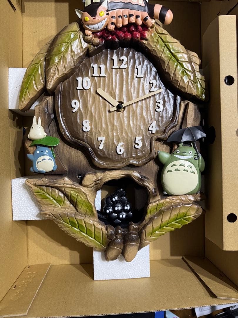 となりのトトロ 掛け時計 / 4MJ837MN06 (展示のみ　未使用品)