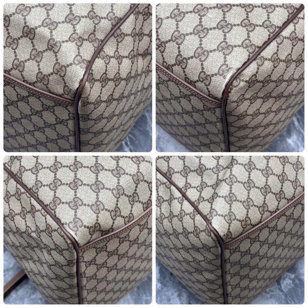 ✨美品✨GUCCI GG 2way ボストンバッグ ショルダー ブラウン ロゴ