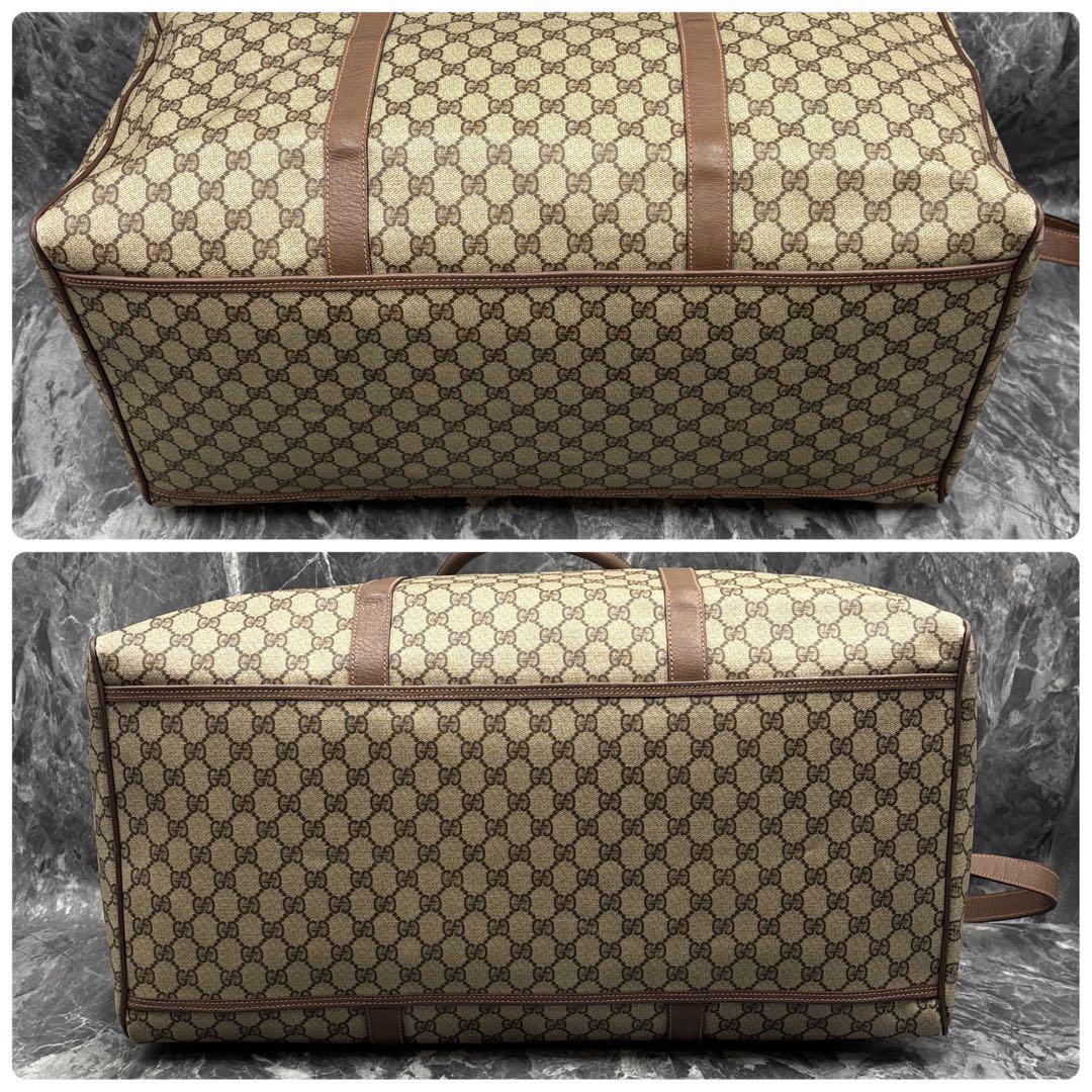 ✨美品✨GUCCI GG 2way ボストンバッグ ショルダー ブラウン ロゴ