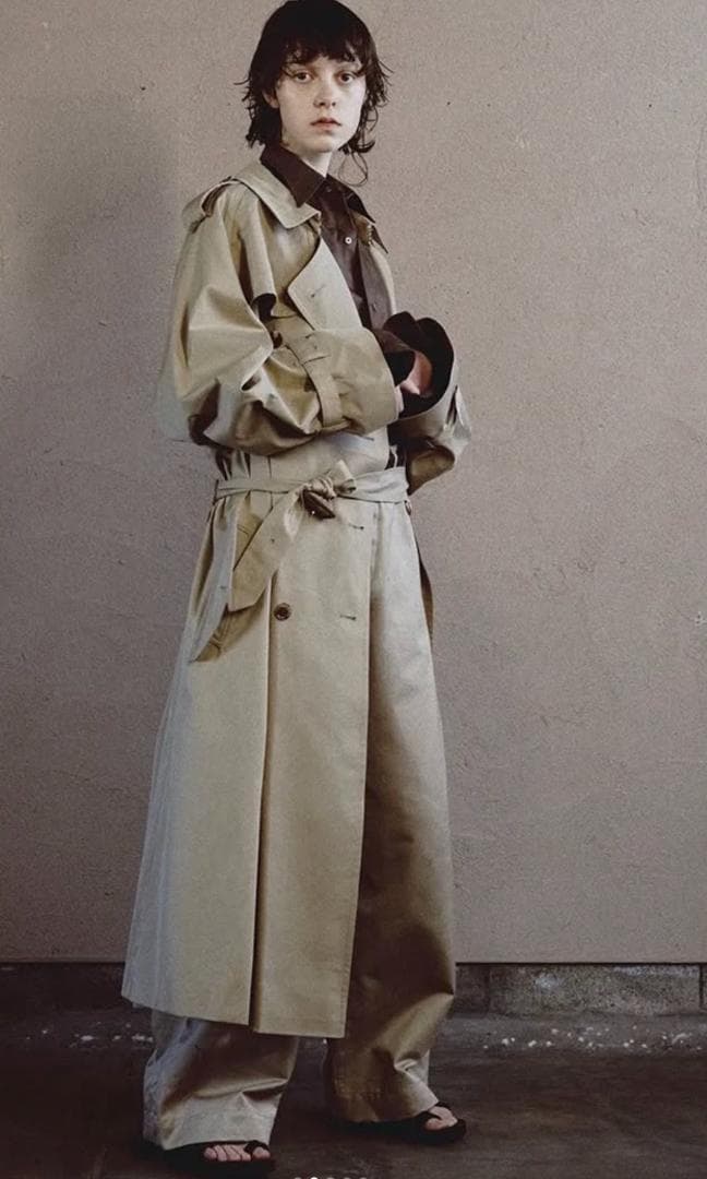 インテリム INTERIM TRENCH COAT トレンチコート サイズ4