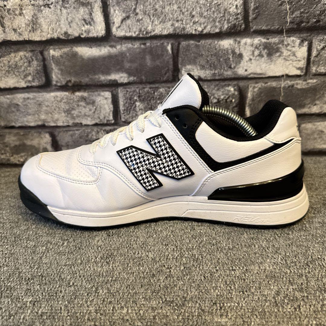 ニューバランス 574 レディース ゴルフシューズ ホワイト 24cm