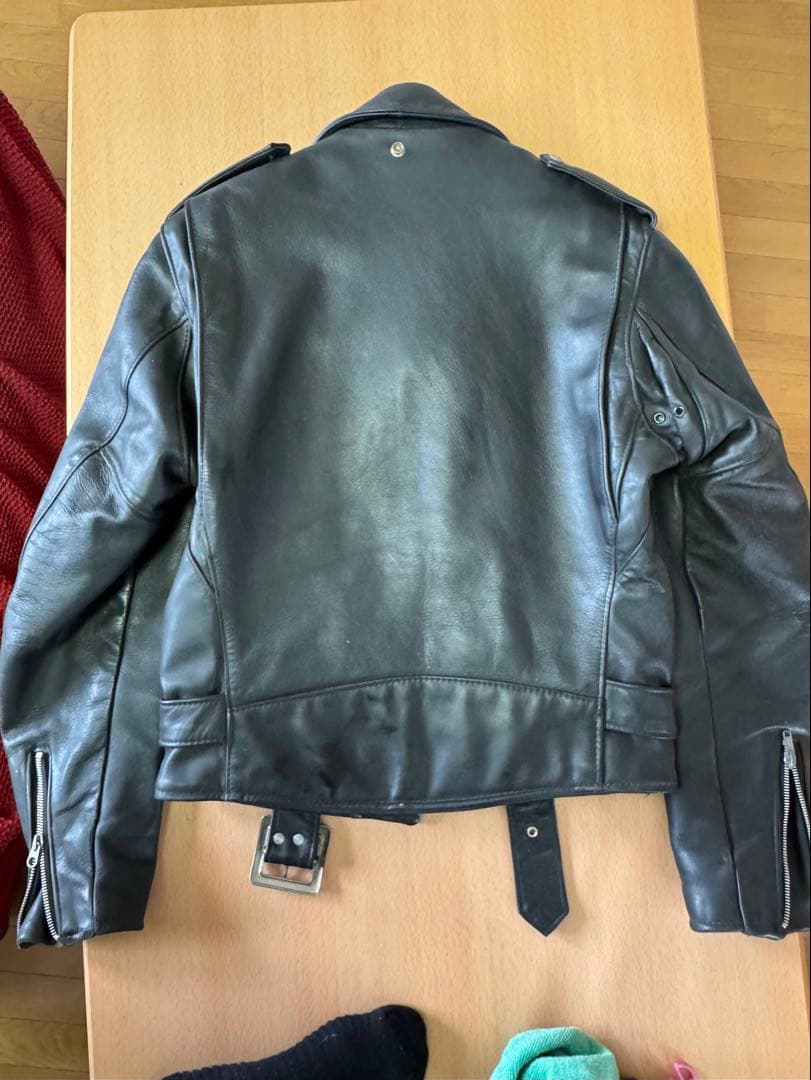 募*様 Schott Perfectoライダース レザージャケット 黒　36 M