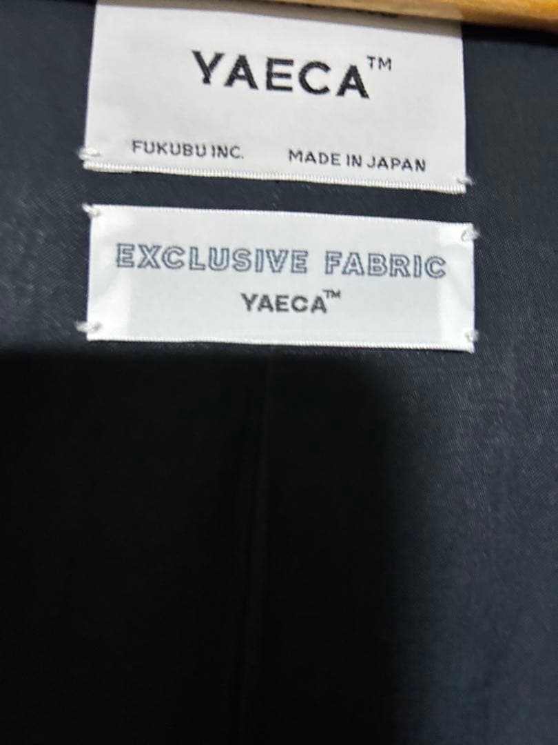 YAECA ステンカラーコートNAVY ロング