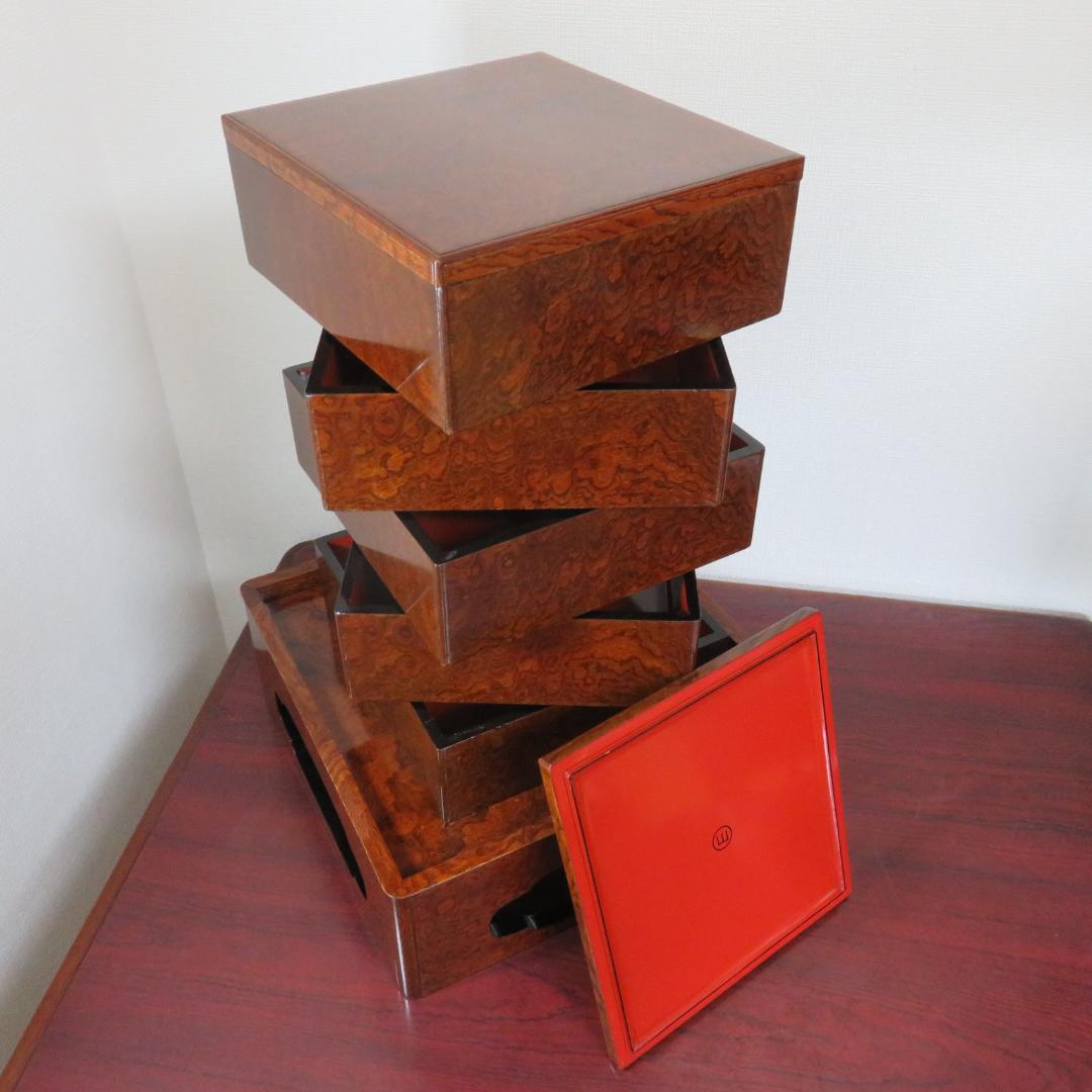 重箱 明治前後 最上級 塗物 漆器 共箱つき