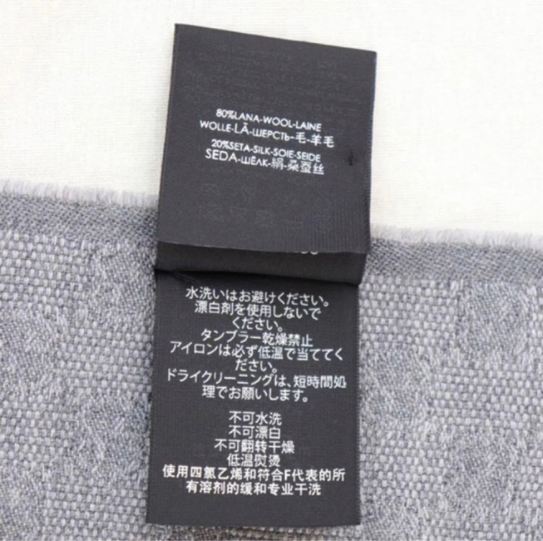 新品タグ付GUCCIシェリラインGG柄マフラーシルク•ウルブリッジストール