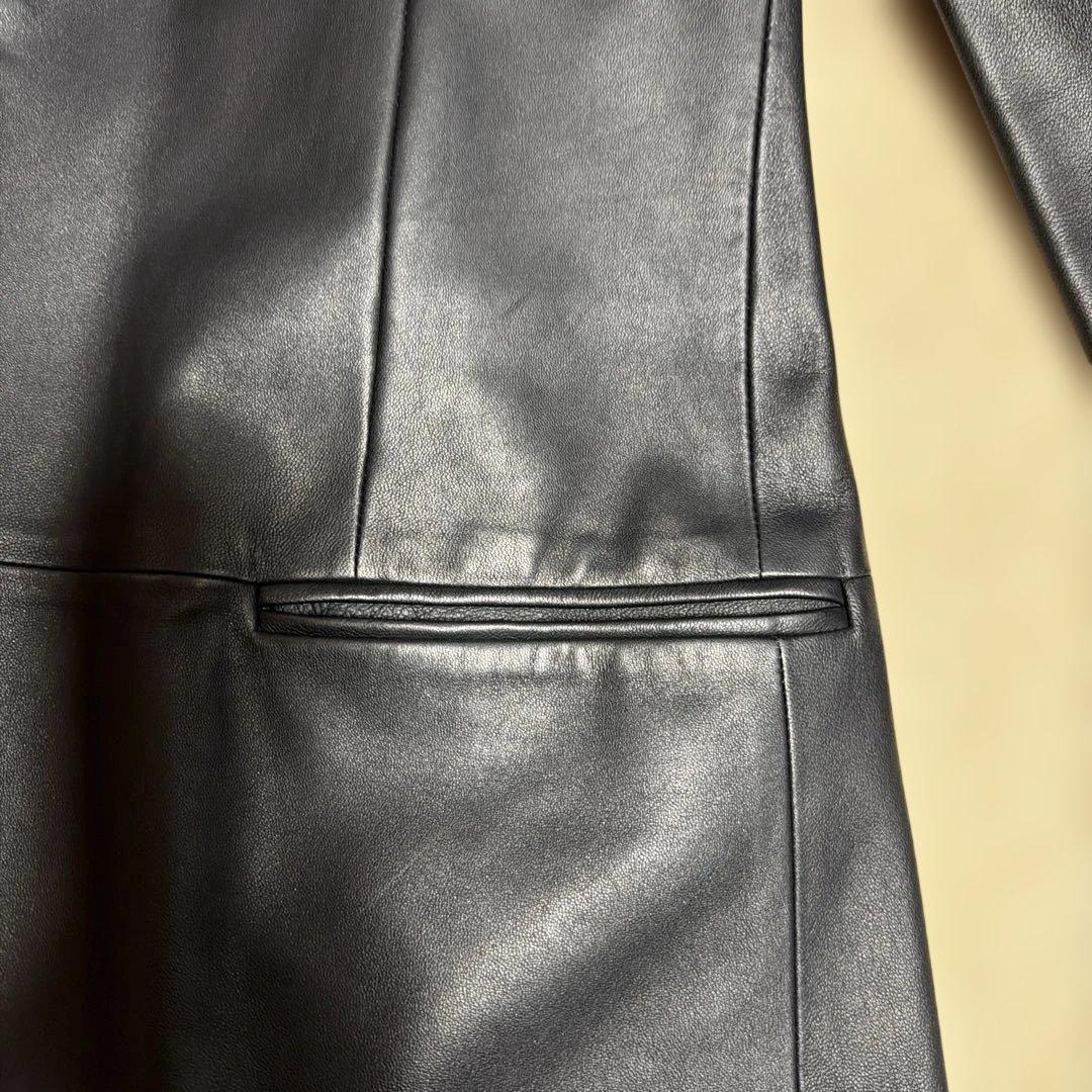 メ*1様 Emporio Armani ブラックレザージャケット　超美品