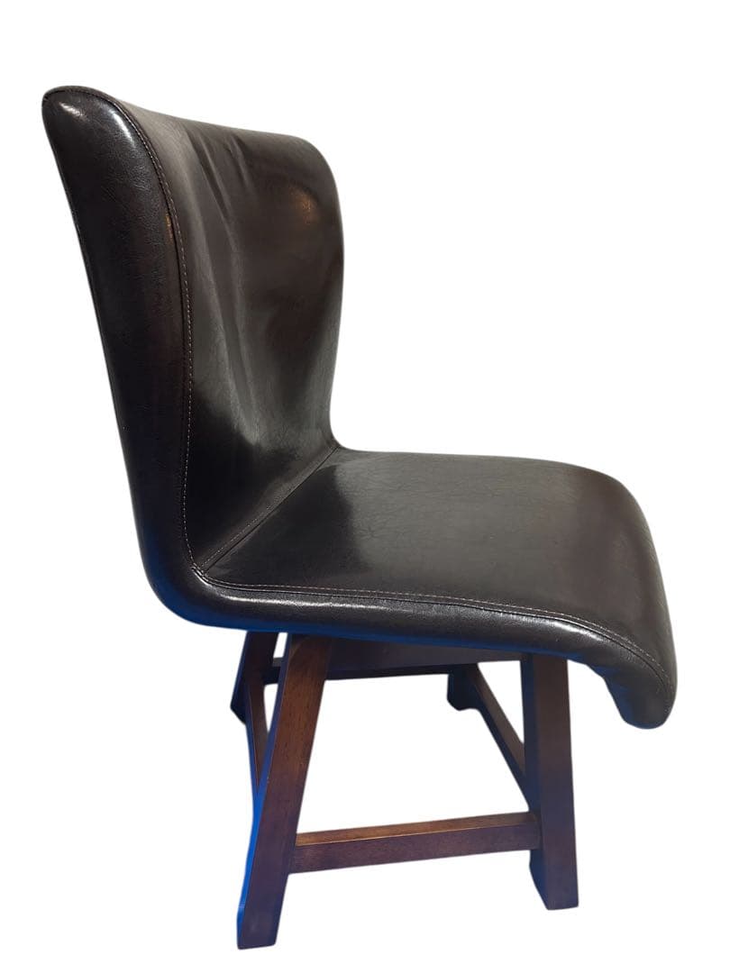 良品　モリシゲ 2脚セット アンティーク調 北欧風 回転チェア