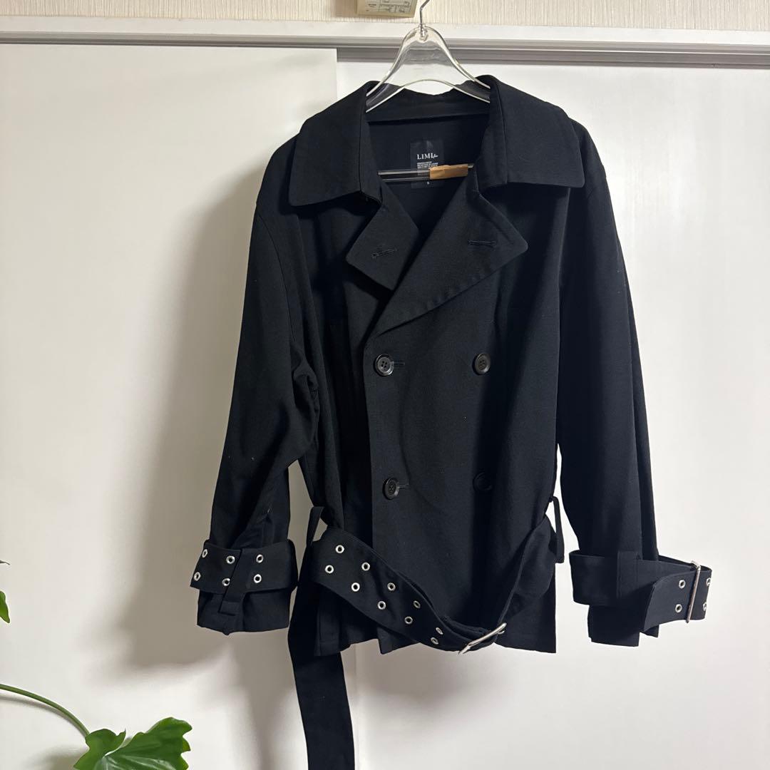 LIMI feu ブラック ダブルブレスト ジャケット S