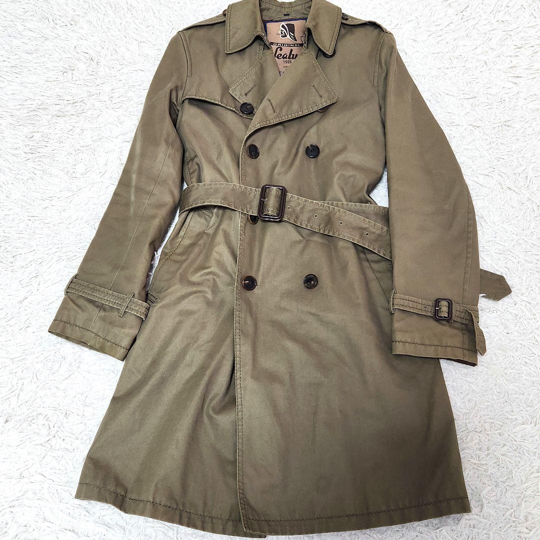 ✨希少✨シーラップ ビームスF❣️別注　トレンチコート　イタリア製　L位　カーキ