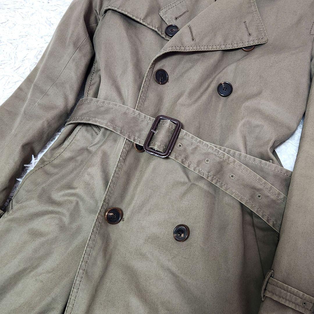 ✨希少✨シーラップ ビームスF❣️別注　トレンチコート　イタリア製　L位　カーキ