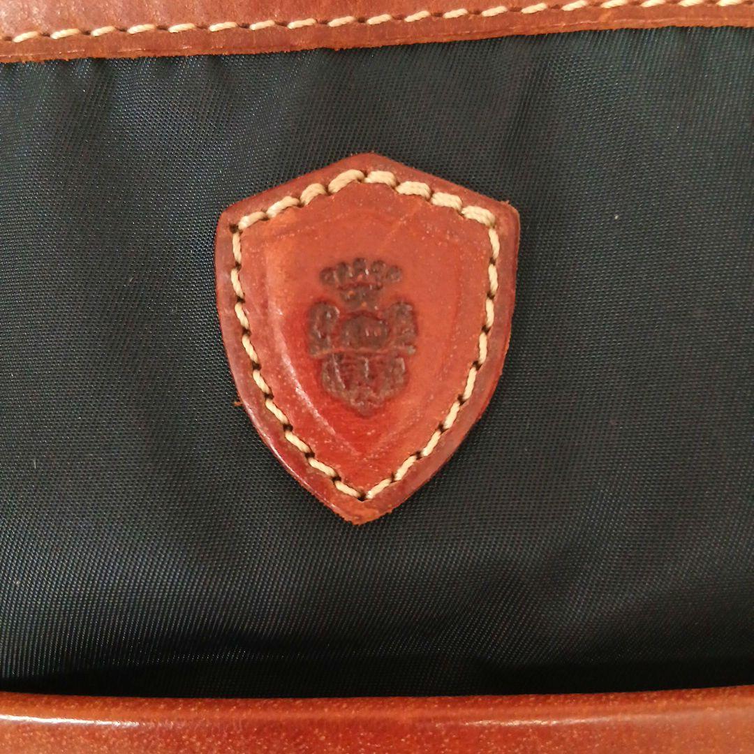 Felisi フェリージ イタリア製 ネイビー ナイロン レザー トートバッグ