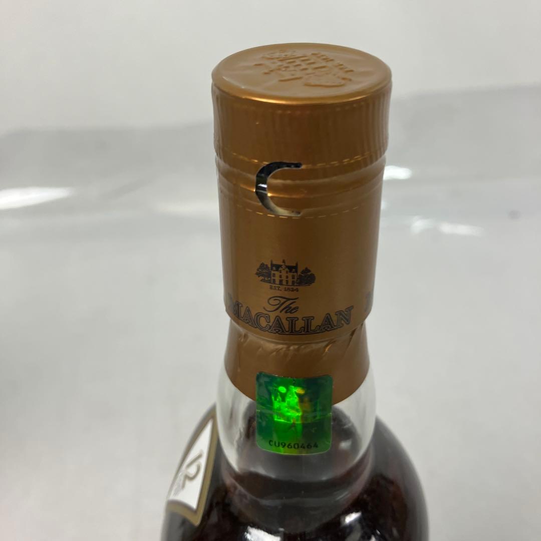 ▽未開封 ザ・マッカラン 12年40% 700ml