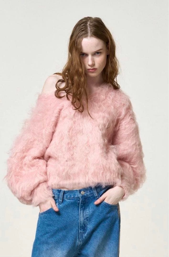 the toe ピンクニット