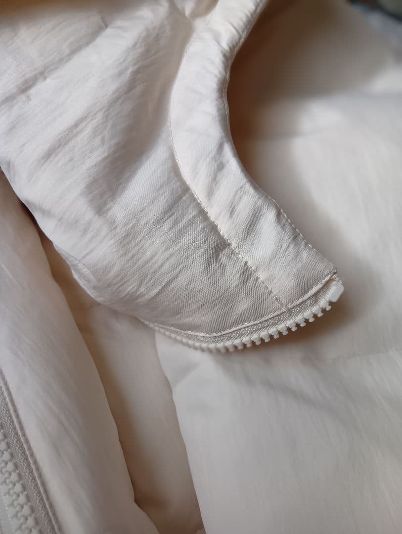 wcj 【撥水】猫耳ダウンジャケット　ホワイト　新作