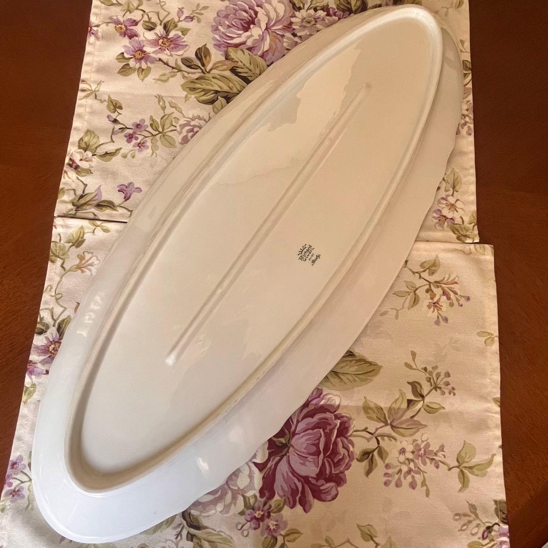 【希少品】リチャードジノリ★ベッキオホワイト★フィッシュプラター