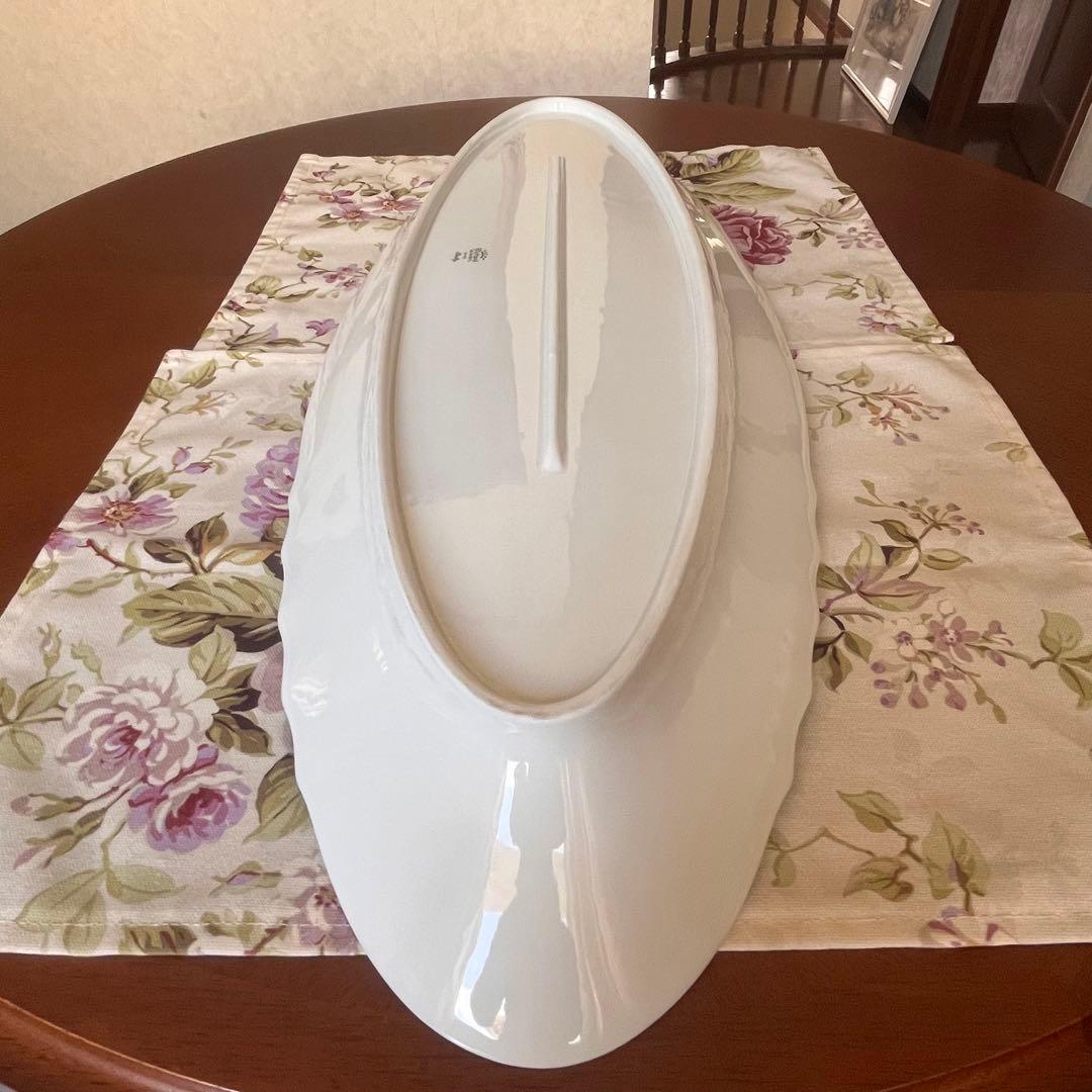 【希少品】リチャードジノリ★ベッキオホワイト★フィッシュプラター