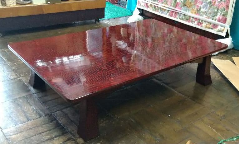 木製漆塗り座卓