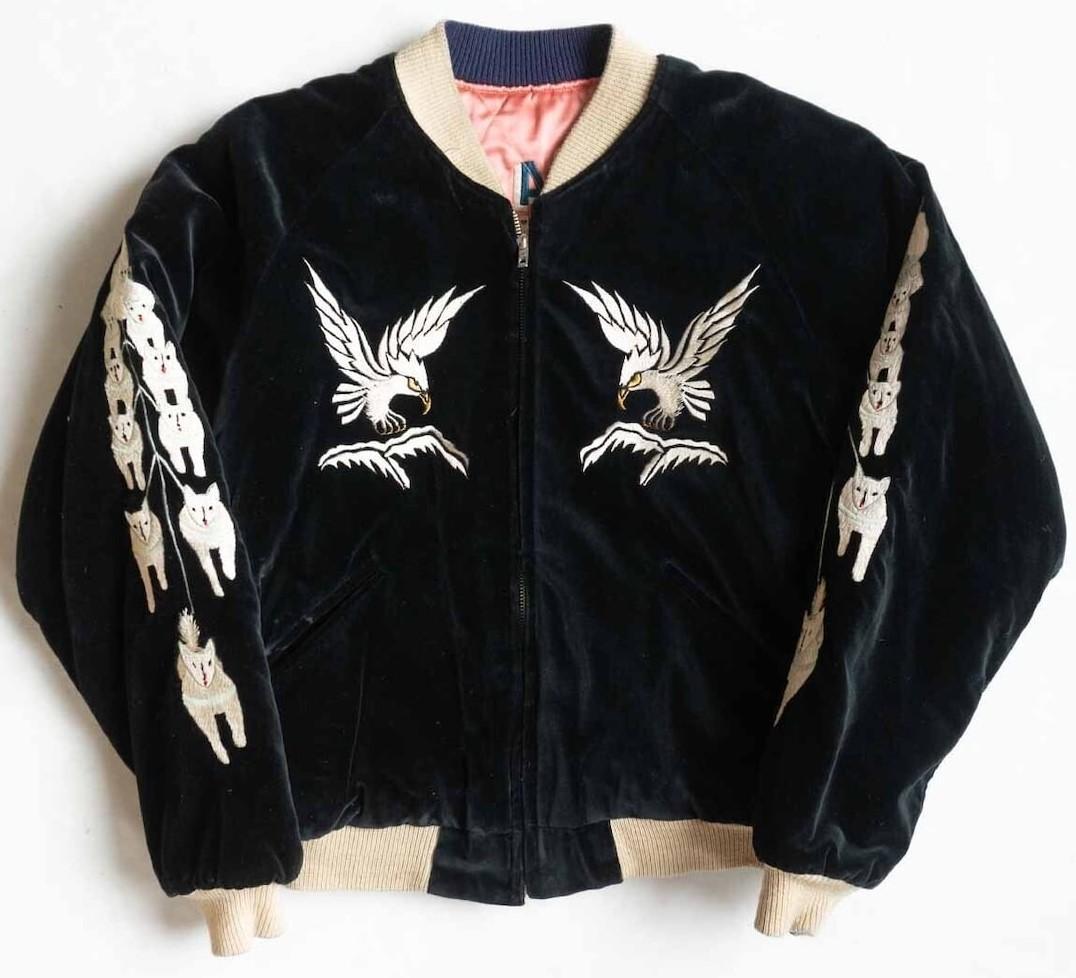 希少！東洋 ALASKAスーベニアジャケット！アラスカ スカジャン 別珍 サテン