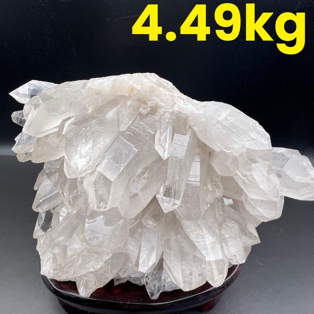 ✳️極上別格品‼️✨抜群の存在感‼️✨レインボーキラキラ✨超美麗 高透明度 クラスター