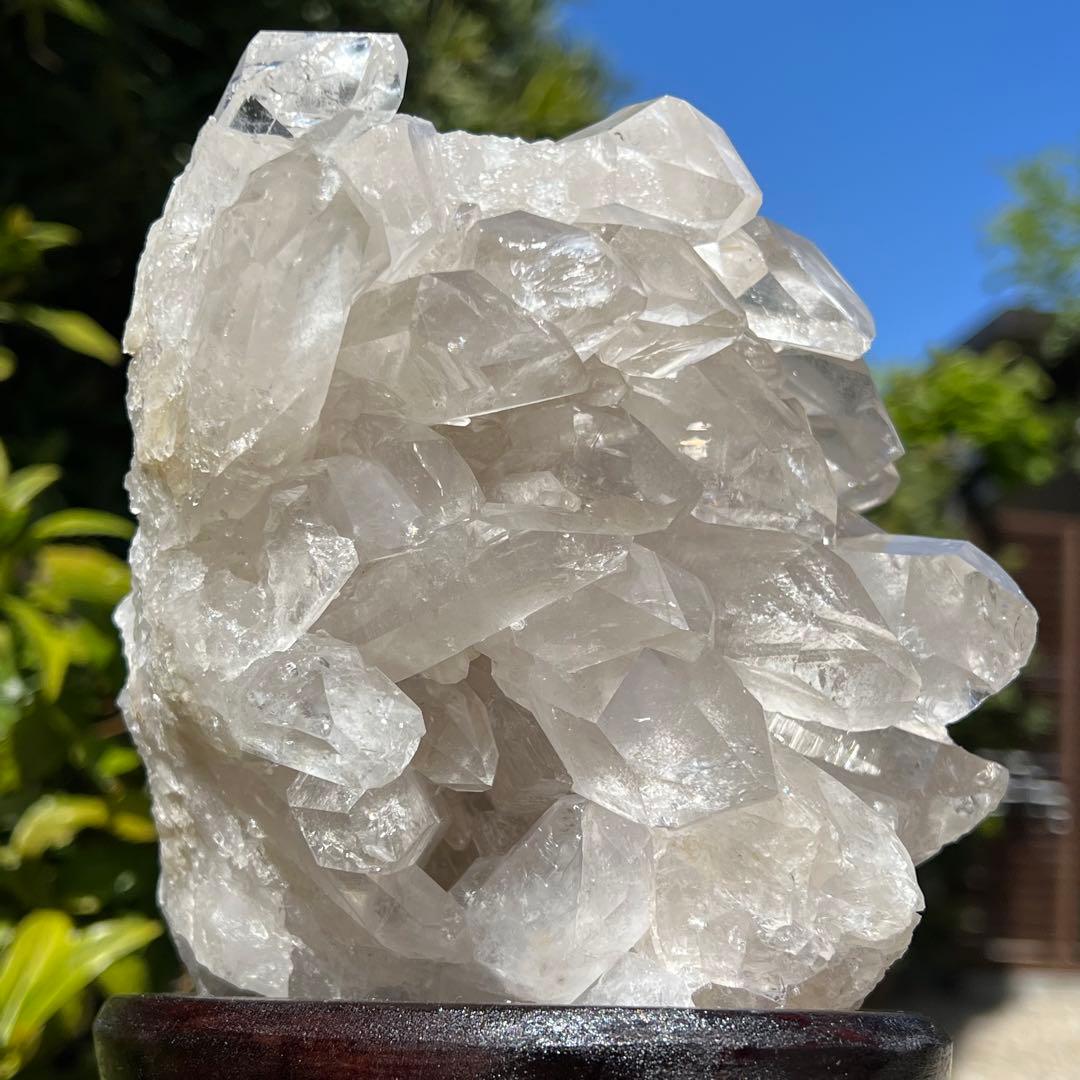 ✳️極上別格品‼️✨抜群の存在感‼️✨レインボーキラキラ✨超美麗 高透明度 クラスター