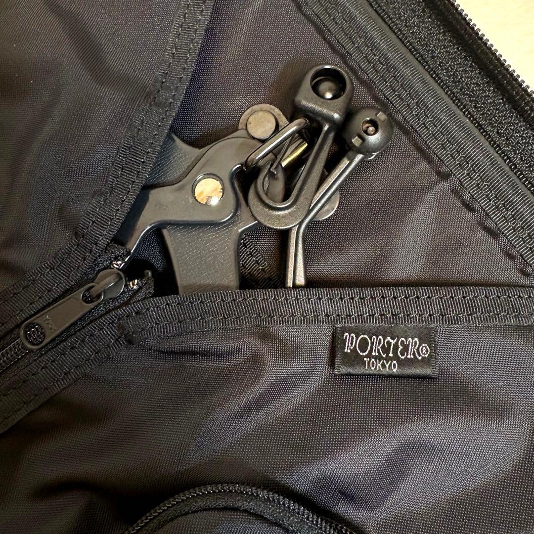 希少 ポーター 吉田カバン ガーメントバッグ ハンガー鍵付き ナイロン ブラック