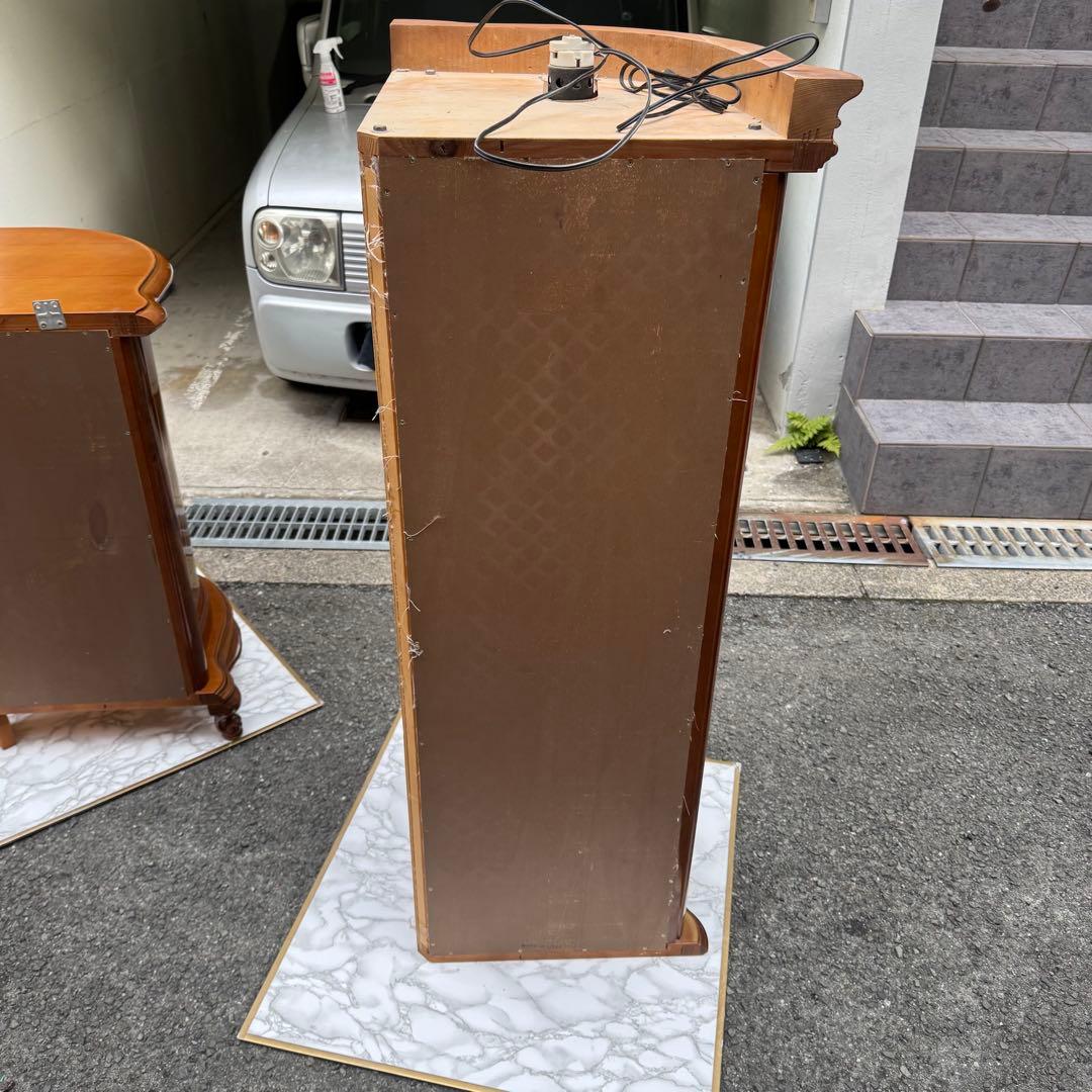 サルタレッリ ガラス　キャビネット イタリア製　ディスプレイ棚　キー付き