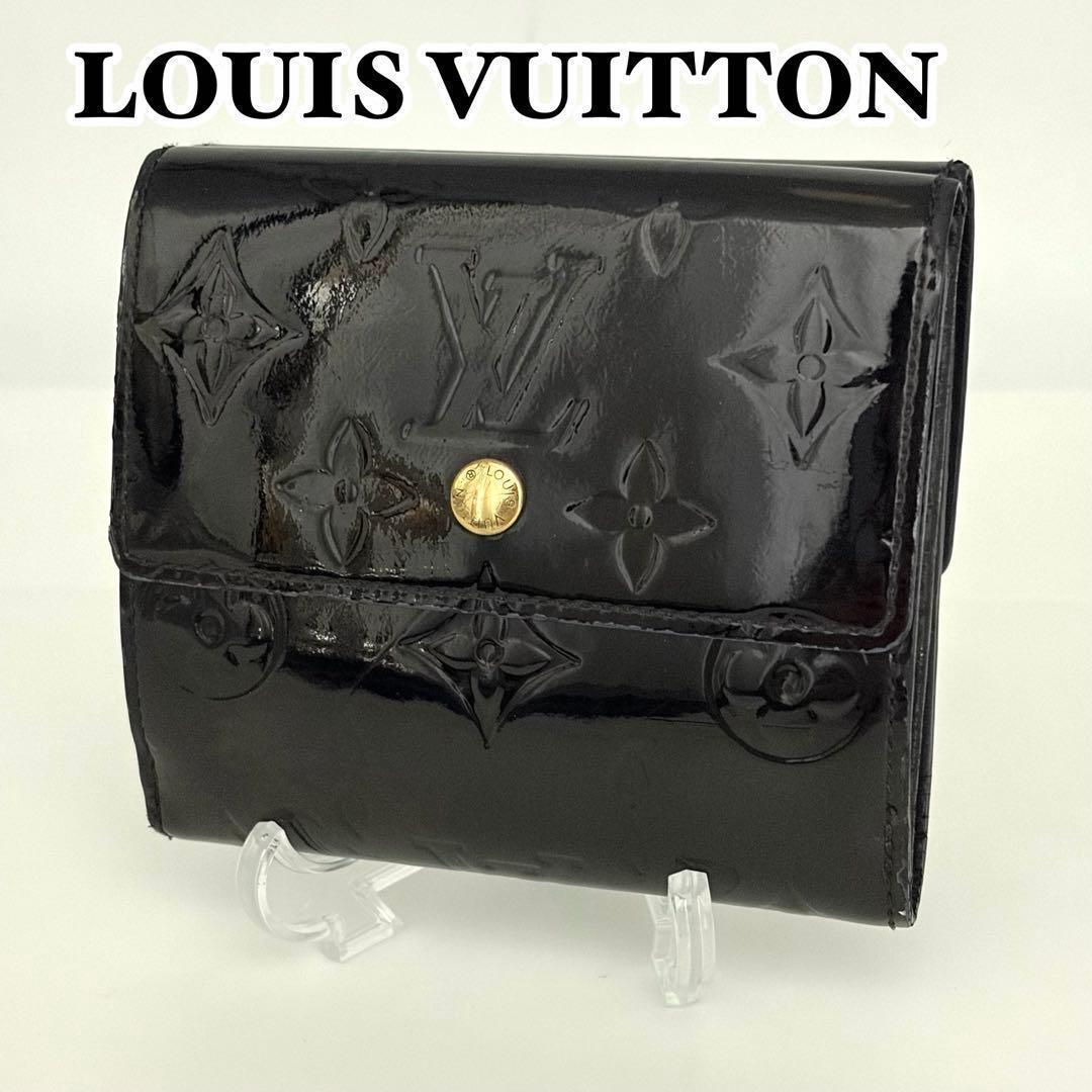 【美品】LOUIS VUITTON ルイヴィトン ヴェルニ Wホック 742
