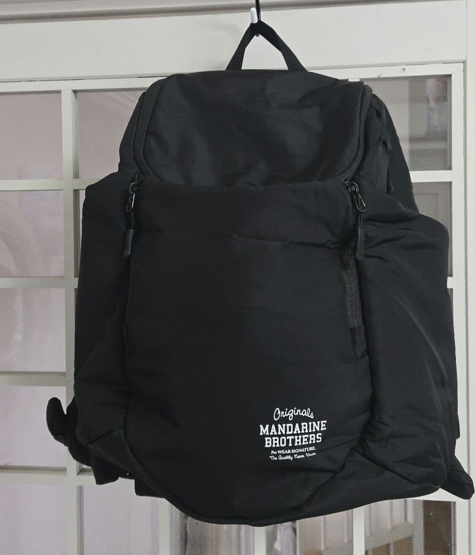 MANDARINE BROTHERS ウィンストンハグバッグ リュック 黒